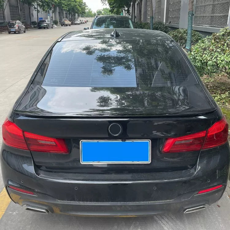 BMW 5 Series G30 P Style 2020 Rear Spoiler Glossy Black ABS Plastic AutoVision