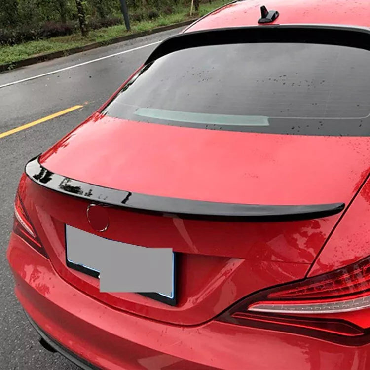 Benz CLA W117 2013-2019 Rear Spoiler Glossy Black ABS Plastic AutoVision