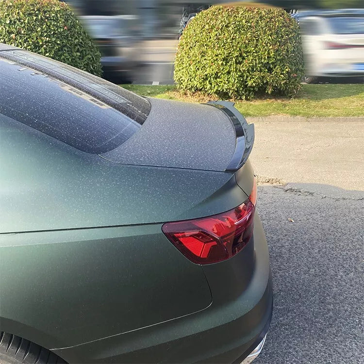 Audi A4 (B9) 2019 Rear Spoiler Glossy Black ABS Plastic AutoVision
