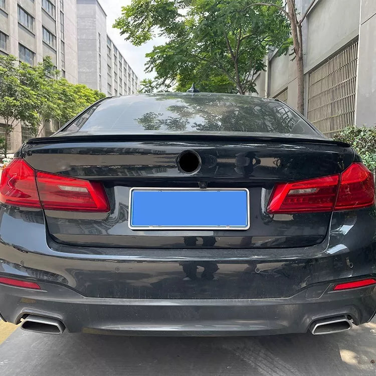 BMW 5 Series G30 M5 Style 2020 Rear Spoiler Glossy Black ABS Plastic AutoVision