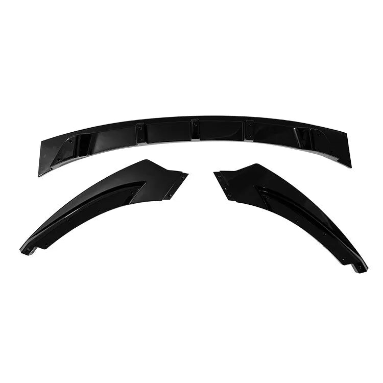 Golf 5 GTI Replacement Type Front Lip Three Parts Glossy Black AutoVision