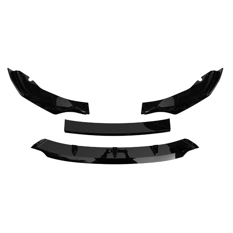 Front Lip BMW X5 G05 2019+ 4 Parts Glossy Black ABS Plastic AutoVision