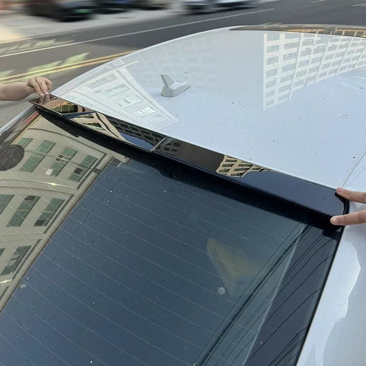 AUDI A4(B8) RS Style 2013-2016 Roof Spoiler Glossy Black ABS Plastic AutoVision