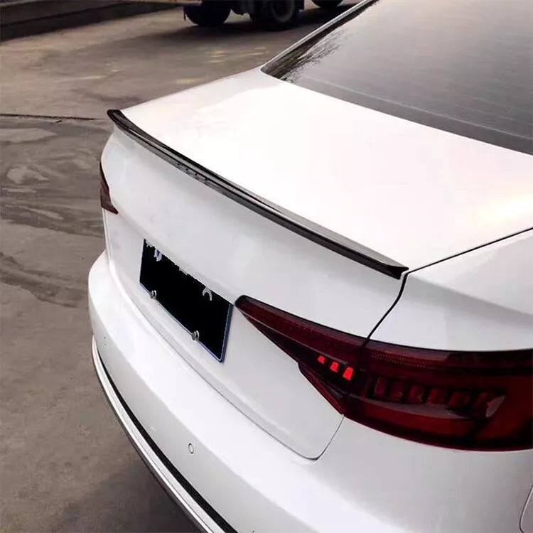 Rear Spoiler Audi A4 (B9) S4 Type 2019 Glossy Black ABS Plastic AutoVision