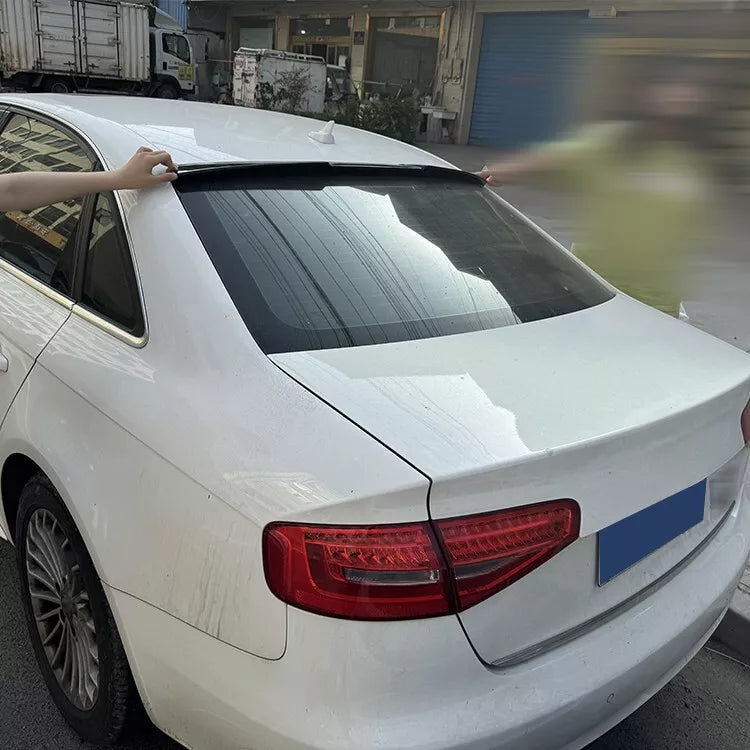 AUDI A4(B8) RS Style 2013-2016 Roof Spoiler Glossy Black ABS Plastic AutoVision