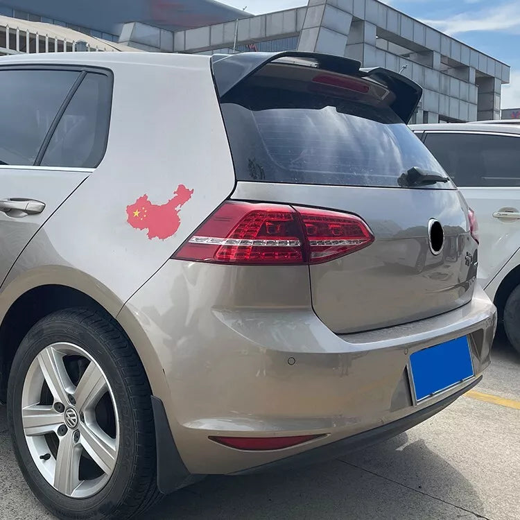 Golf 7/7.5 Oet. Style 2012-2020 Rear Spoiler Glossy Black ABS Plastic AutoVision