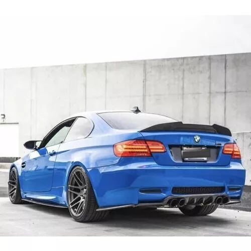 Rear Spoiler 2006-2010 BMW 3 Series E92 Coupe PSM Style Glossy Black ABS Plastic AutoVision