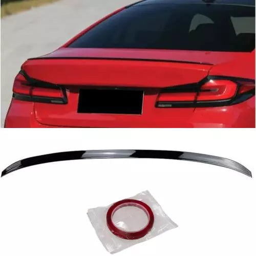 BMW 5 Series G30 M5 Style 2020 Rear Spoiler Glossy Black ABS Plastic AutoVision