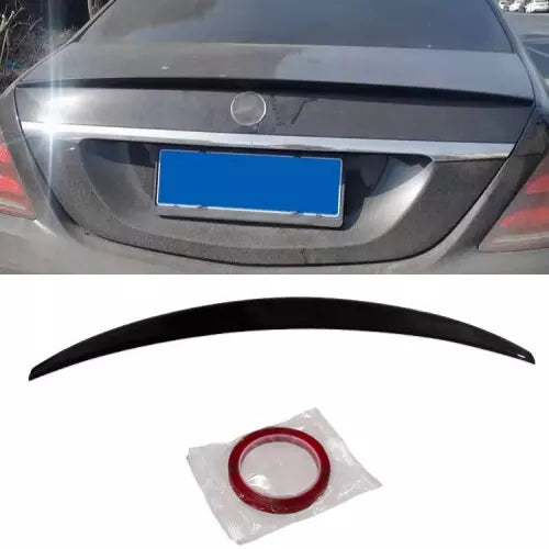 Benz W222 2013-2020 Rear Spoiler Glossy Black ABS Plastic AutoVision