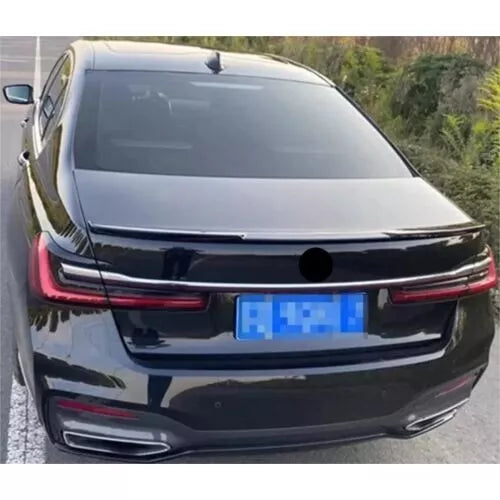 Rear Spoiler BMW 7 Series G11 G12 2016-2022 Glossy Black ABS Plastic AutoVision