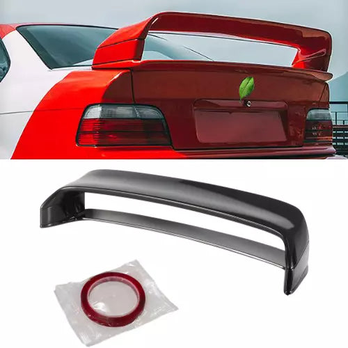 BMW 3 Series E36 1992-1999 Rear Spoiler Gloss Black ABS Plastic AutoVision