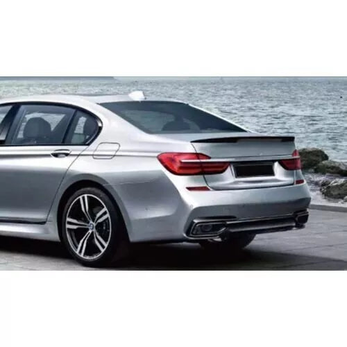 Rear Spoiler BMW 7 Series G11 G12 2016-2022 Glossy Black ABS Plastic AutoVision