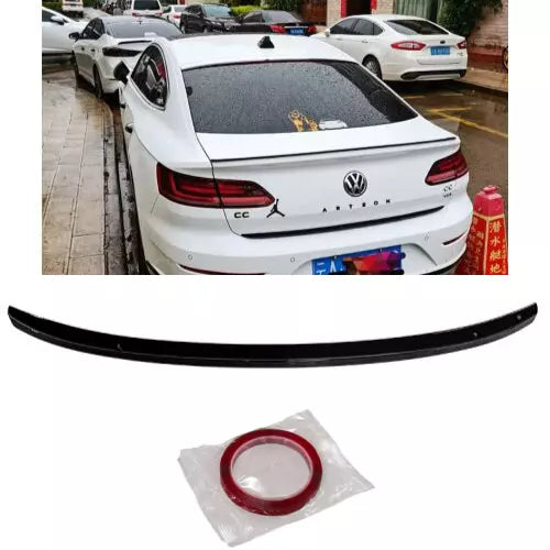 Rear spoiler CC 2019 glossy black ABS plastic AutoVision