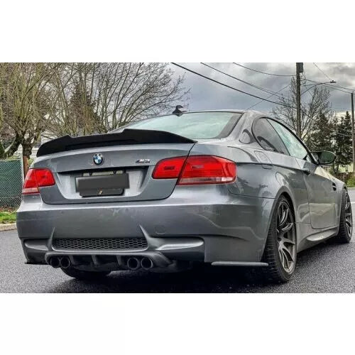 Rear Spoiler 2006-2010 BMW 3 Series E92 Coupe PSM Style Glossy Black ABS Plastic AutoVision