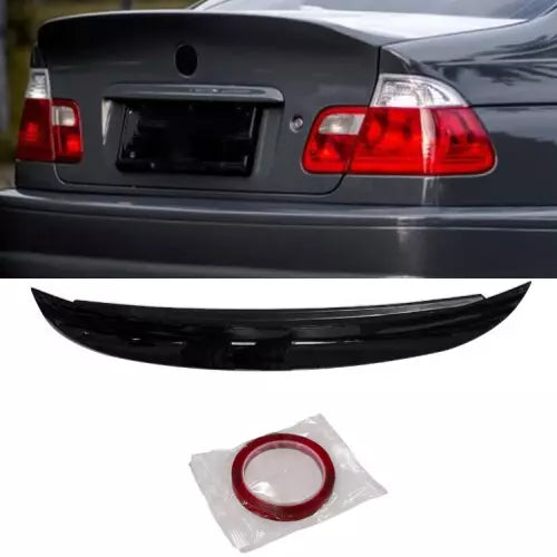 BMW 3 Series E46 1998-2006 CSL Style Injection Molding Large Spoiler Glossy Black