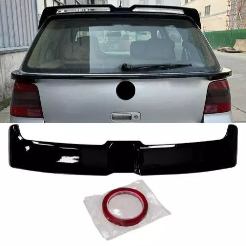 Golf 4 Oet. Style 1997-2003 Rear Spoiler Glossy Black ABS Plastic AutoVision