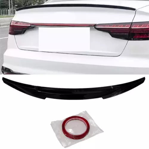 Audi A4 (B9) M4 Style 2019 Rear Spoiler Gloss Black ABS Plastic AutoVision