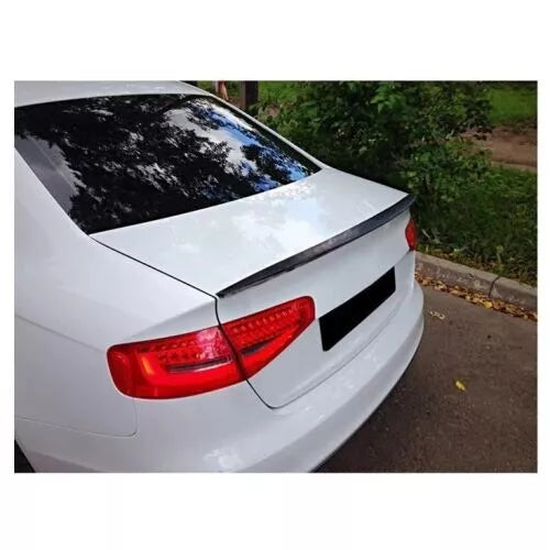 Rear Spoiler Audi A4(B8) S4 Style 2013-2016 Glossy Black ABS Plastic AutoVision