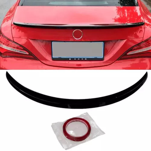 Benz CLA W117 2013-2019 Rear Spoiler Glossy Black ABS Plastic AutoVision