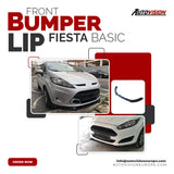 AutoVision Fiesta Basic Front Bumper Lip All Cars Universal Model