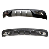 Rear Diffuser for UNI Type CR Model Custom Style Car Styling Diffüser Rear Body Kit Spoiler Bumper Lip Splitter