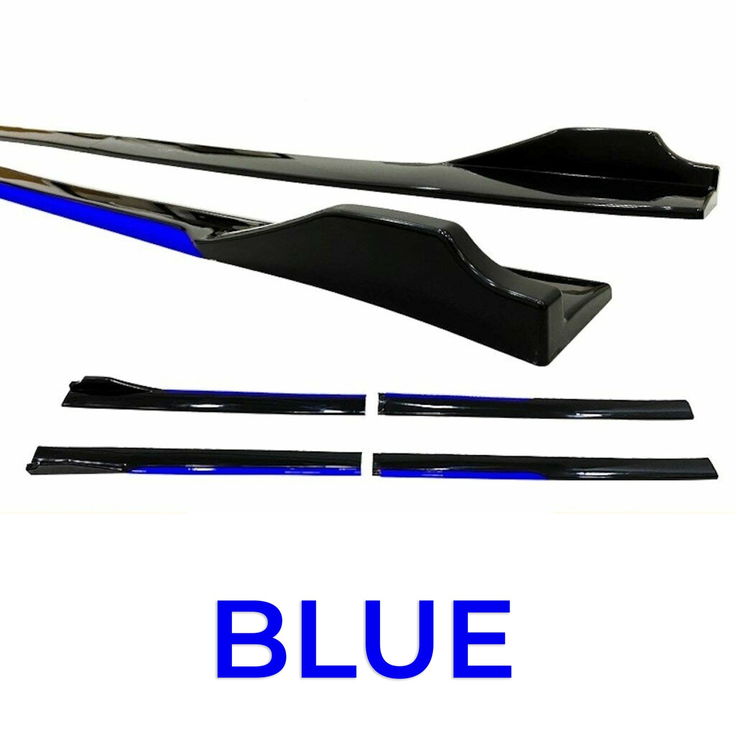 AutoVision Universal Side Skirts 8pcs All Cars Universal Model