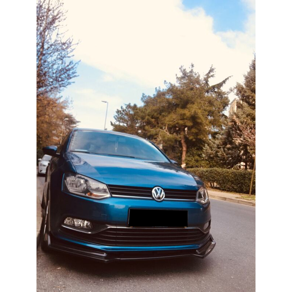 AutoVision For Volkswagen VW Polo 2009-2017 3Pcs Front Bumper Lip All Cars Universal Model