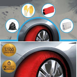 AutoVision Car Tire Snow Socks for Winter - Active & Super X