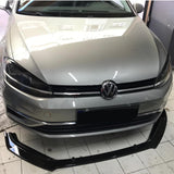 AutoVision For Volkswagen VW Golf 7 / 7,5 2013-2019 3Pcs Front Bumper Lip All Cars Universal Model