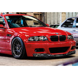 Autovision for E46 - E46 Lci M3 1997-2006 Front Bumper Lip Piano Black Vacuum