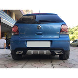 Rear Diffuser for UNI Type CR Model Custom Style Car Styling Diffüser Rear Body Kit Spoiler Bumper Lip Splitter