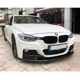 Autovision for BMW F30 M Perf Front Bumper Lip Piano Black Vacuum