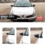 Mirror Cover For Renault Clio 3 2006-2009 Accessory Bright Black BAT MODEL