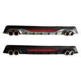 Rear Diffuser for C Type Ro Model Custom Style Car Styling Diffüser Rear Body Kit Spoiler Bumper Lip Splitter