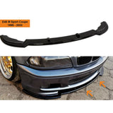 Autovision for BMW E46 M Sport Front Bumper Lip Piano Black Vacuum 1999 - 2003