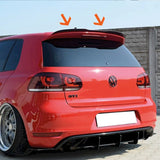 Rear Spoiler For Golf MK6 GTI R Cup V2 2008-2012 GTI R Cup V2 ABS Plastic