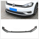 AutoVision For Volkswagen VW Golf 7 / 7,5 2013-2019 3Pcs Front Bumper Lip All Cars Universal Model