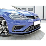 Autovision for VW Golf R 7.5 FL 2017 Front Bumper Lip Piano Black Vacuum