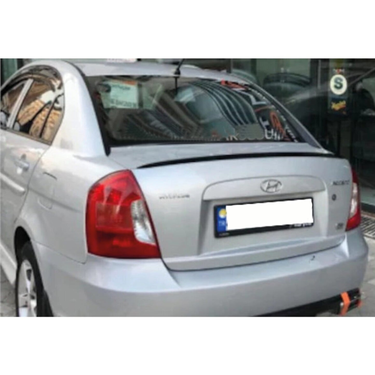 Rear Spoiler For Hyundai Accent Era 2006 2013 ABS Hard Plastic