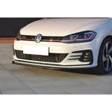 Autovision for Volkswagen Golf MK7.5 GTI 2017 Front Bumper Lip Piano Black Vacuum