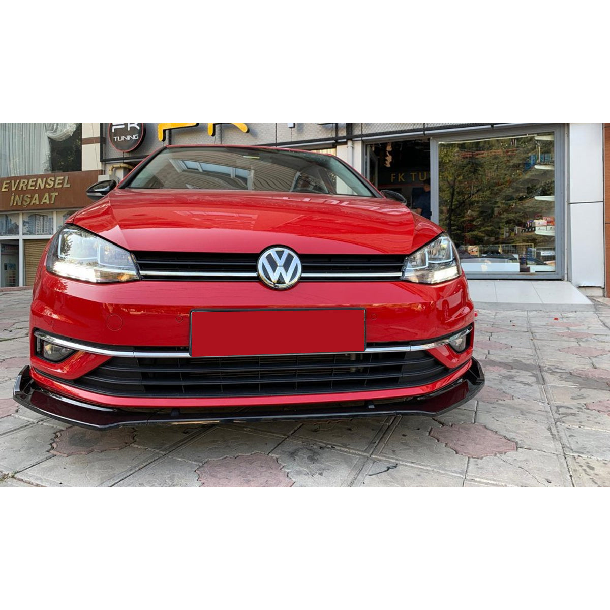 AutoVision For Volkswagen VW Golf 7 / 7,5 2013-2019 3Pcs Front Bumper Lip All Cars Universal Model