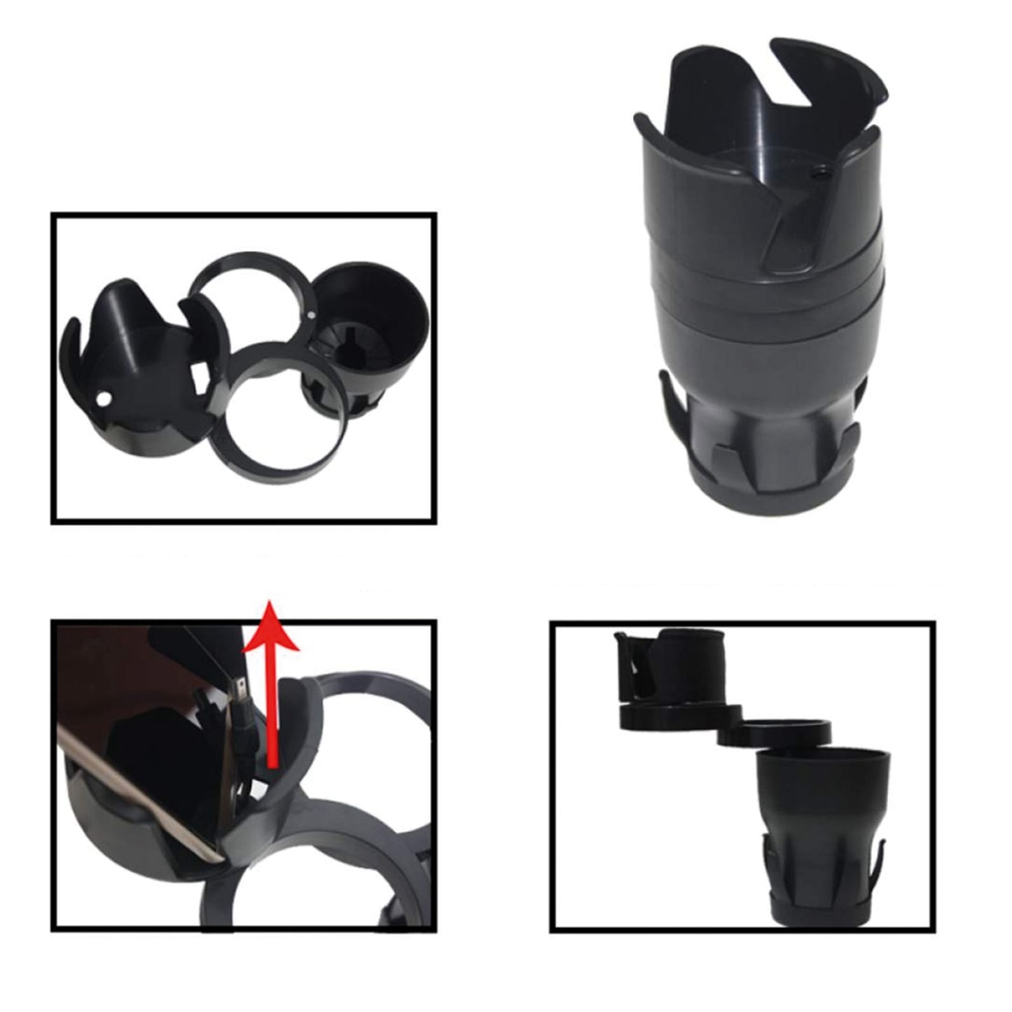 Car Interior Functional Cup Holder Organizer Multi-Purpose