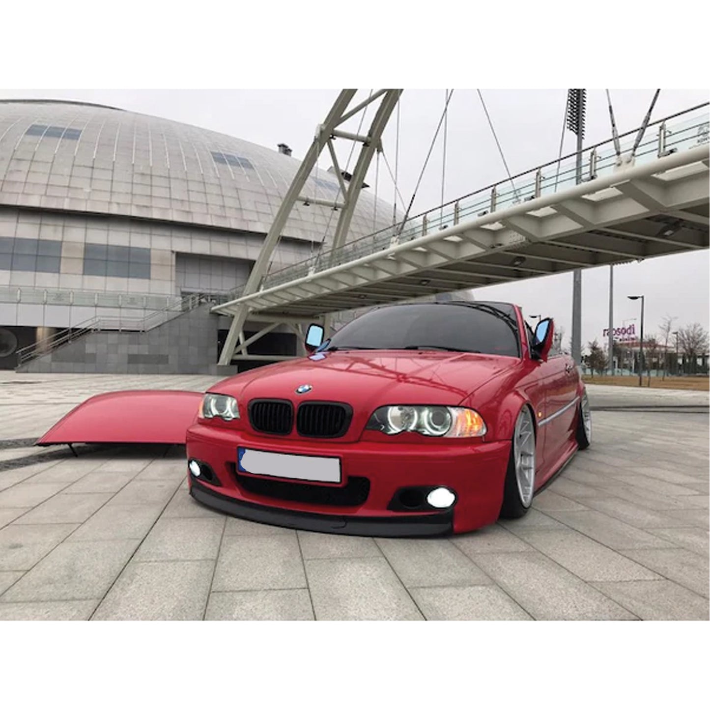 Autovision for E46 - E46 Lci M Tech 1997-2006 Front Bumper Lip Piano Black Vacuum