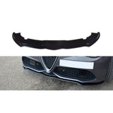 Autovision for Alfa Romeo Giulia Veloce 2015 2019 Front Bumper Lip Piano Black Vacuum