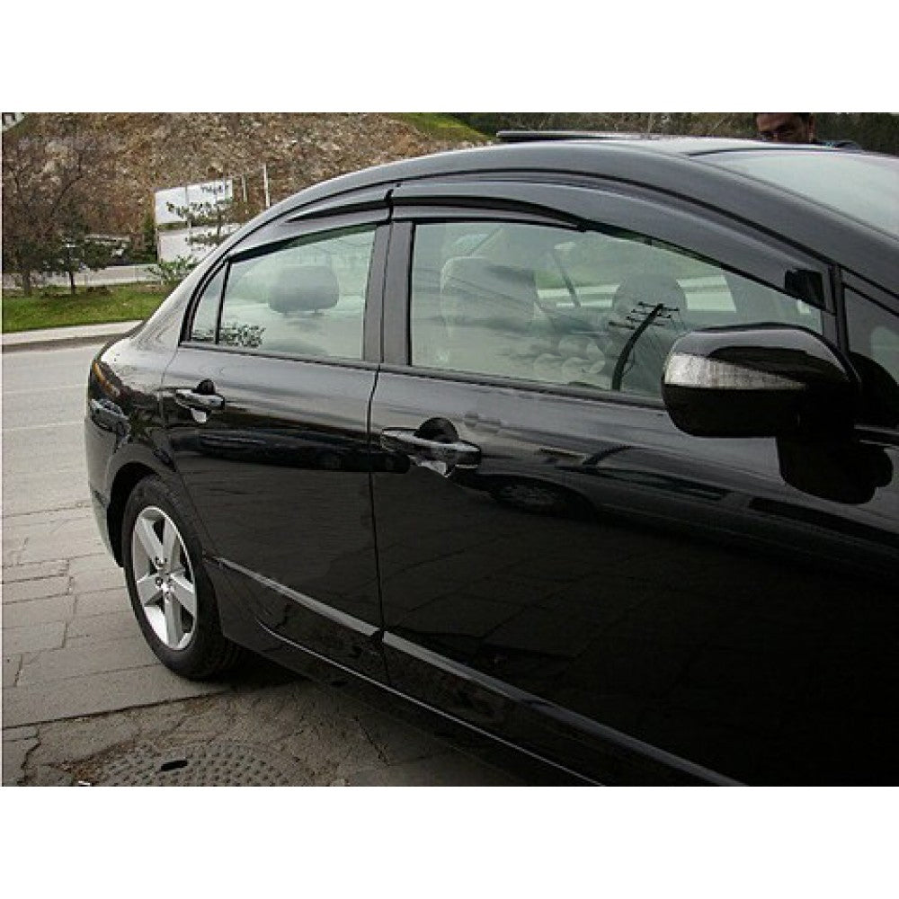 AutoVision Pare-brise pour Honda Civic FD6 2006-2011 Déflecteur de vent de fenêtre Pare-pluie Pare-soleil Accessoires pour auvents