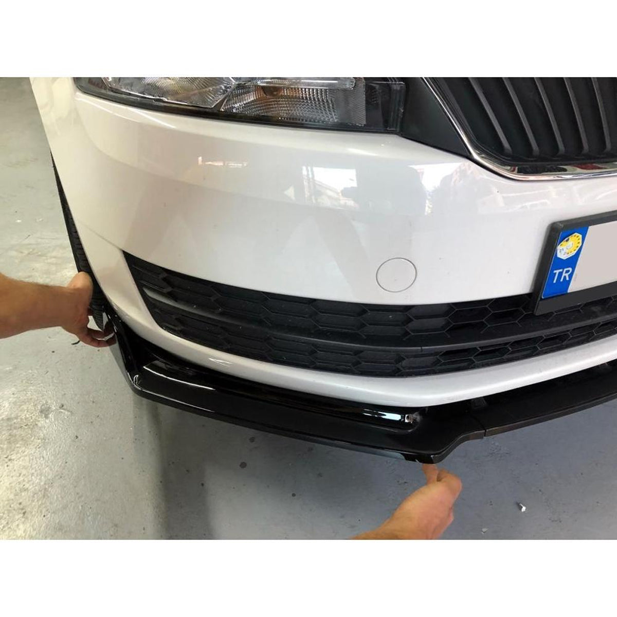 AutoVision For Volkswagen VW Polo 2009-2017 3Pcs Front Bumper Lip All Cars Universal Model