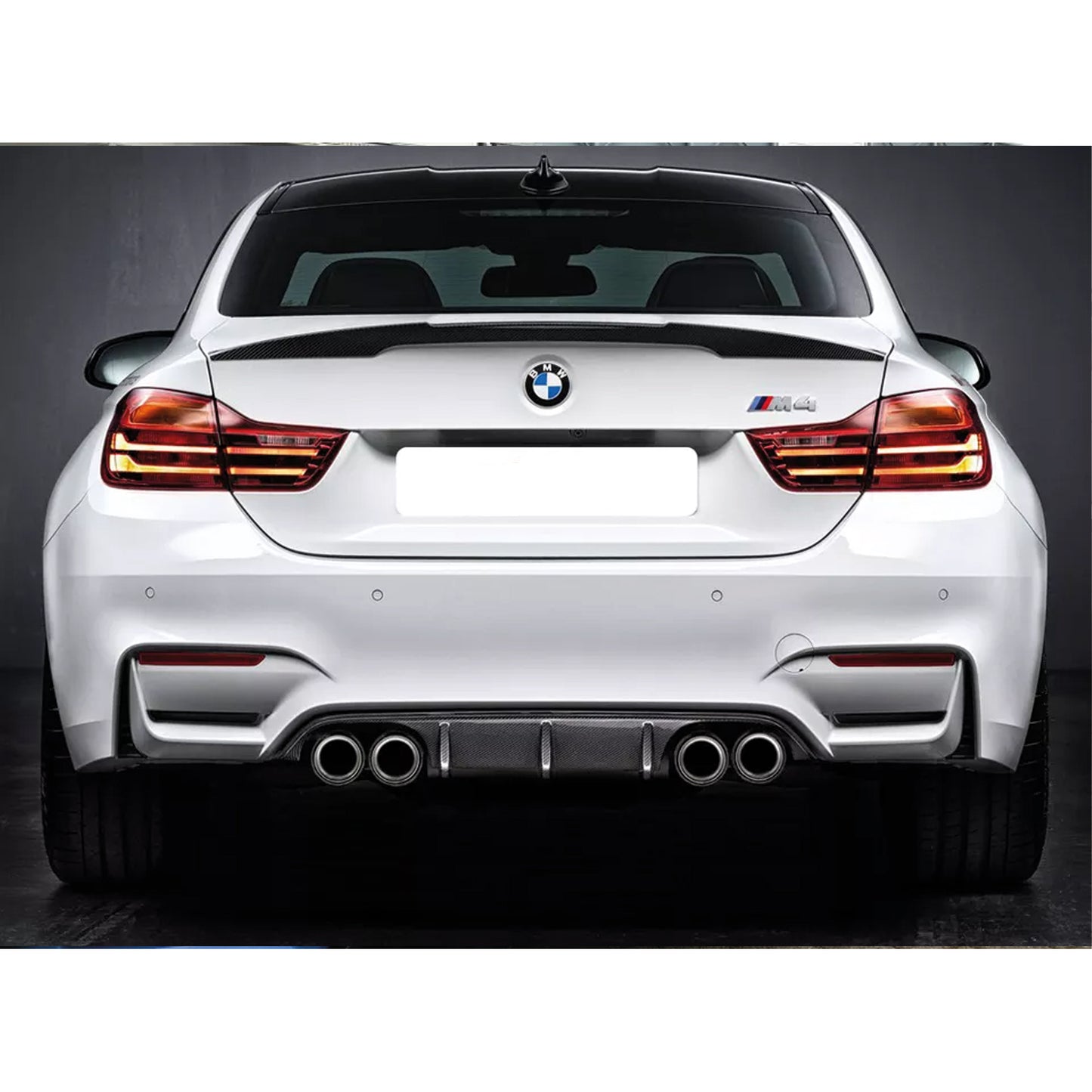 Rear Spoiler For F32 / F32 Lci Coupe M4 Series 2014 2020 ABS Plastic