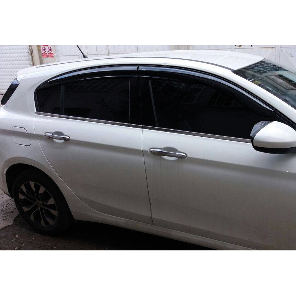 AutoVision Window Visor for Fiat Egea Tipo Neon 2015-2020 Window Wind Deflector Rain Guard Visor Awnings Accessories