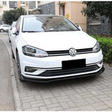 AutoVision For Volkswagen VW Golf 7 / 7,5 2013-2019 3Pcs Front Bumper Lip All Cars Universal Model