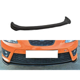 Autovision for Seat Leon MK 2.5 Facelift 2009 2012 Front Bumper Lip Piano Black Vacuum